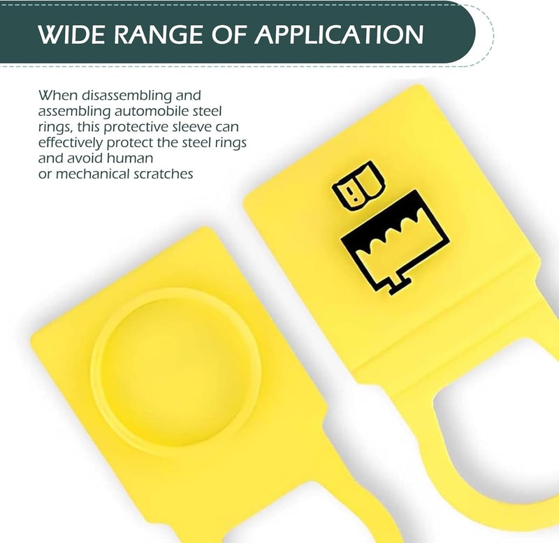 winterrock 2PCS Engine Coolant Reservoir Caps, Yellow Engine Overflow Coolant Reservoir Cap, Replacement OEM 55111074AA, 52079331, Compatible with Dodge/Jeep/Ram - Image 4